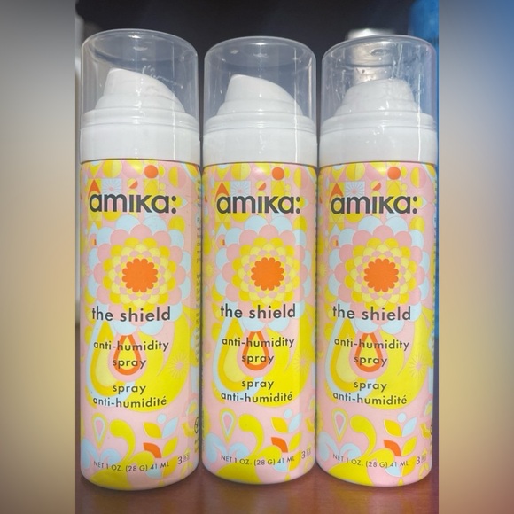New! Amika the shield anti humidity spray set of 3 1oz sprays - Picture 1 of 1